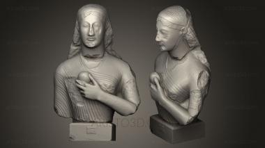 Busts and heads antique and historical (BUSTA_0082) 3D model for CNC machine